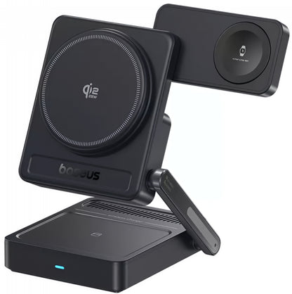 Cargador de Red Inalámbrico Baseus PicoGo AF21 3en1, 35W, Negro E0205402