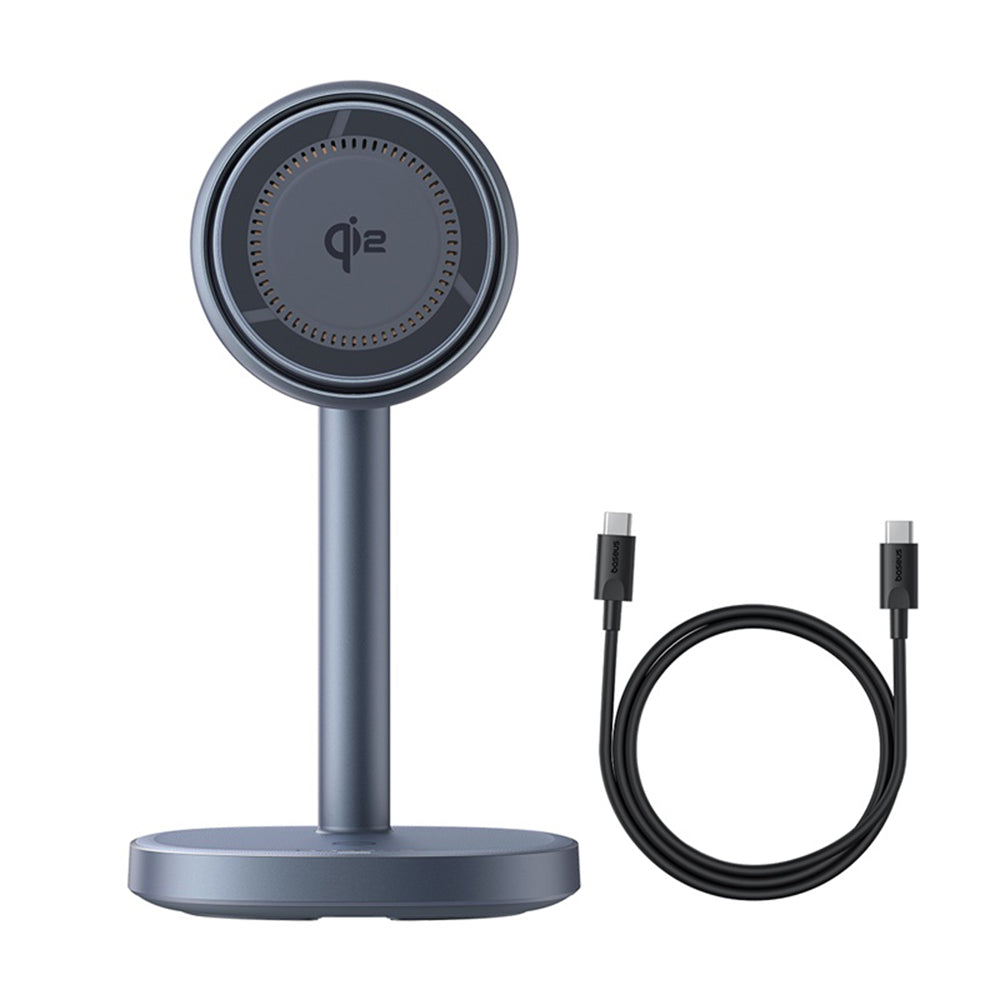 Cargador de Red Inalámbrico Baseus Orbit 2 Pro 2in1, 20W, 1.67A, Gris P10273500813-00