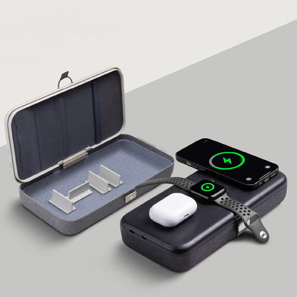 Cargador de Red Inalámbrico Edizard PowerCube 3in1, 65W, 3.25A, 1 x USB-C, Gris