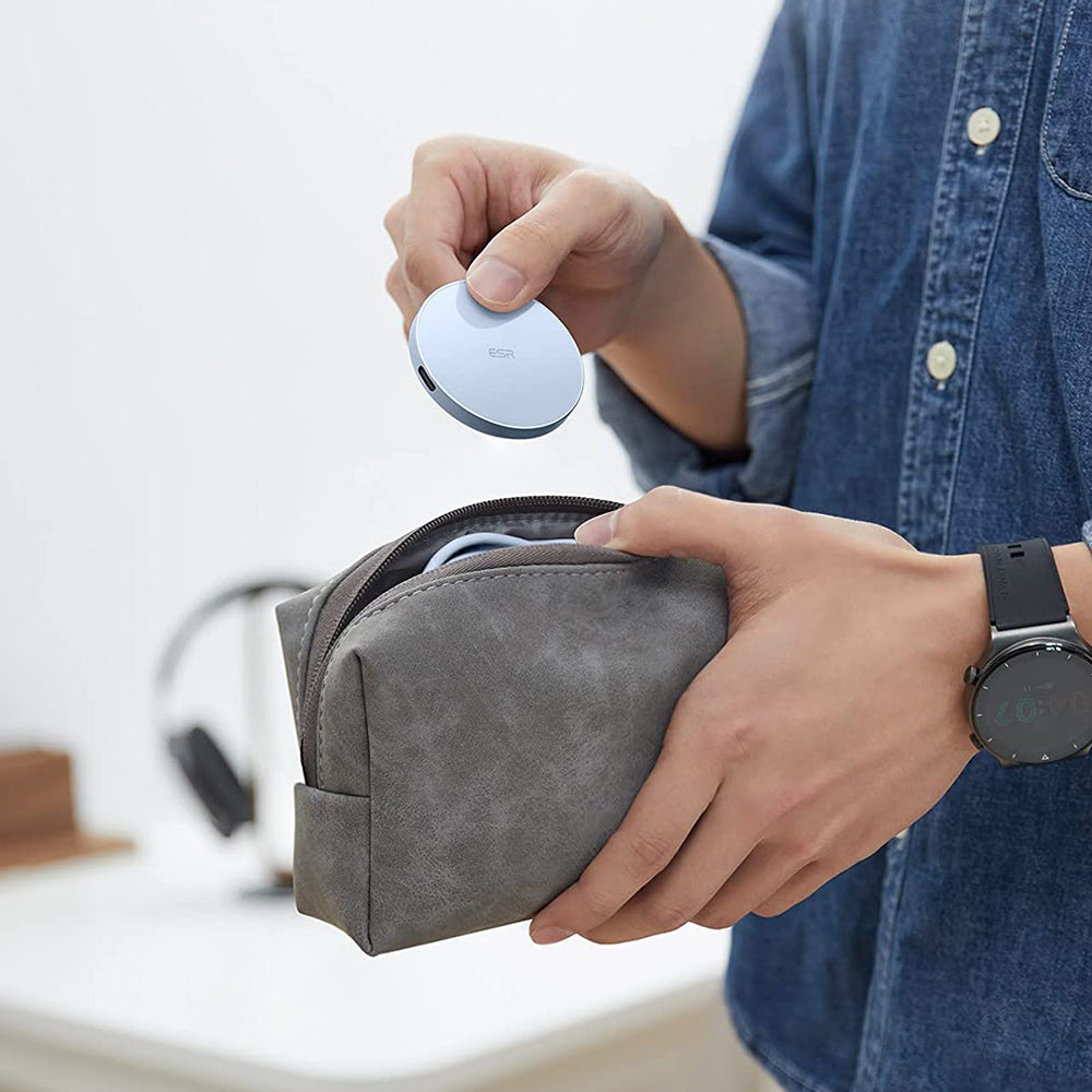 Cargador de Red Inalámbrico ESR HaloLock, 15W, 1.67A, Azul