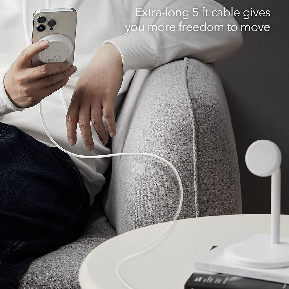ESR HaloLock Shift Wireless Network Charger, 15W, 1.67A, White