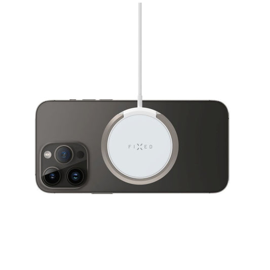 Cargador de Red Inalámbrico Fixed Ring, 15W, 1.67A, Blanco