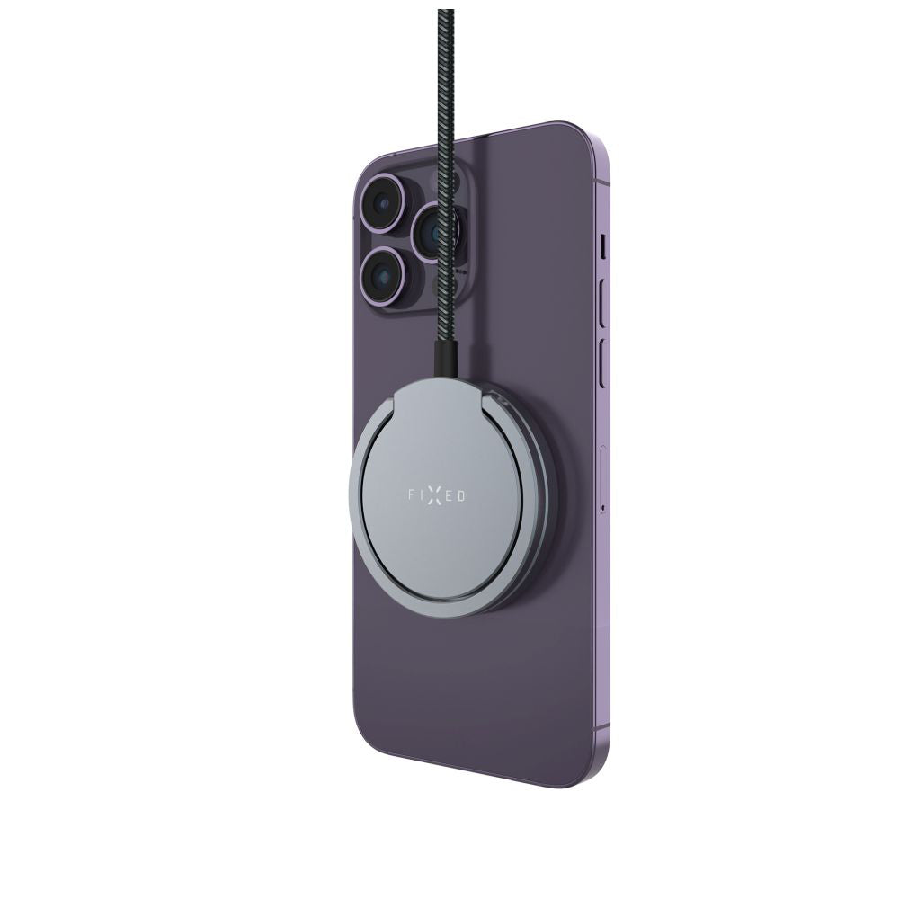 Fixed Ring Wireless Network Charger, 15W, 1.67A, Gray