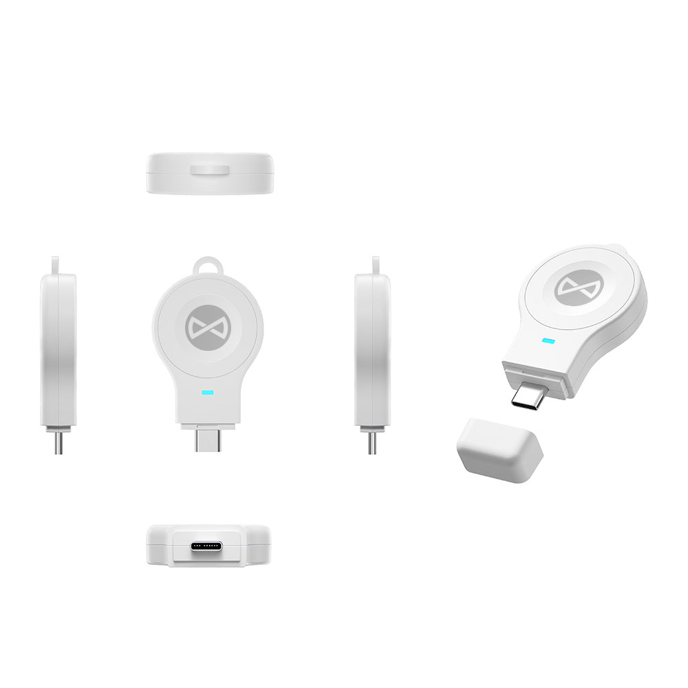 Cargador de Red Inalámbrico Forever MACS-100 5in1, 20W, 3A, 1 x USB-A, Blanco