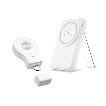 Cargador de Red Inalámbrico Forever MACS-100 5in1, 20W, 3A, 1 x USB-A, Blanco