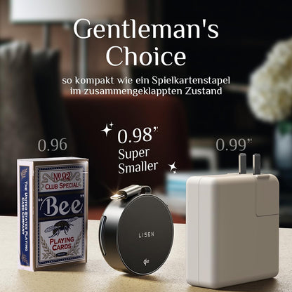 Cargador de Red Inalámbrico Lisen W103 3en1, 7.5W, 1.1A, Negro YL0324090008