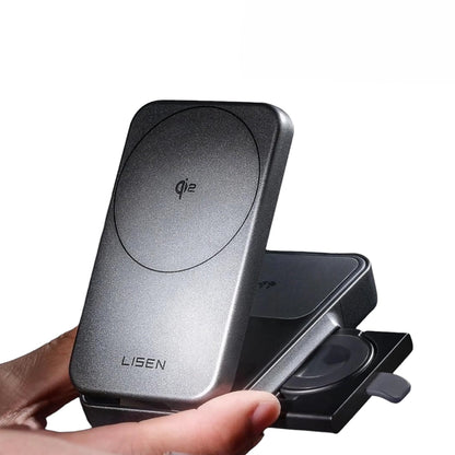 Lisen W106 3in1 Wireless Network Charger, 15W, 1.67A, Gray YL0424120009