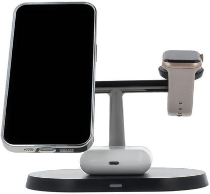 MaXlife MXWC-03 3in1 Wireless Network Charger, 15W, 1.67A, Black