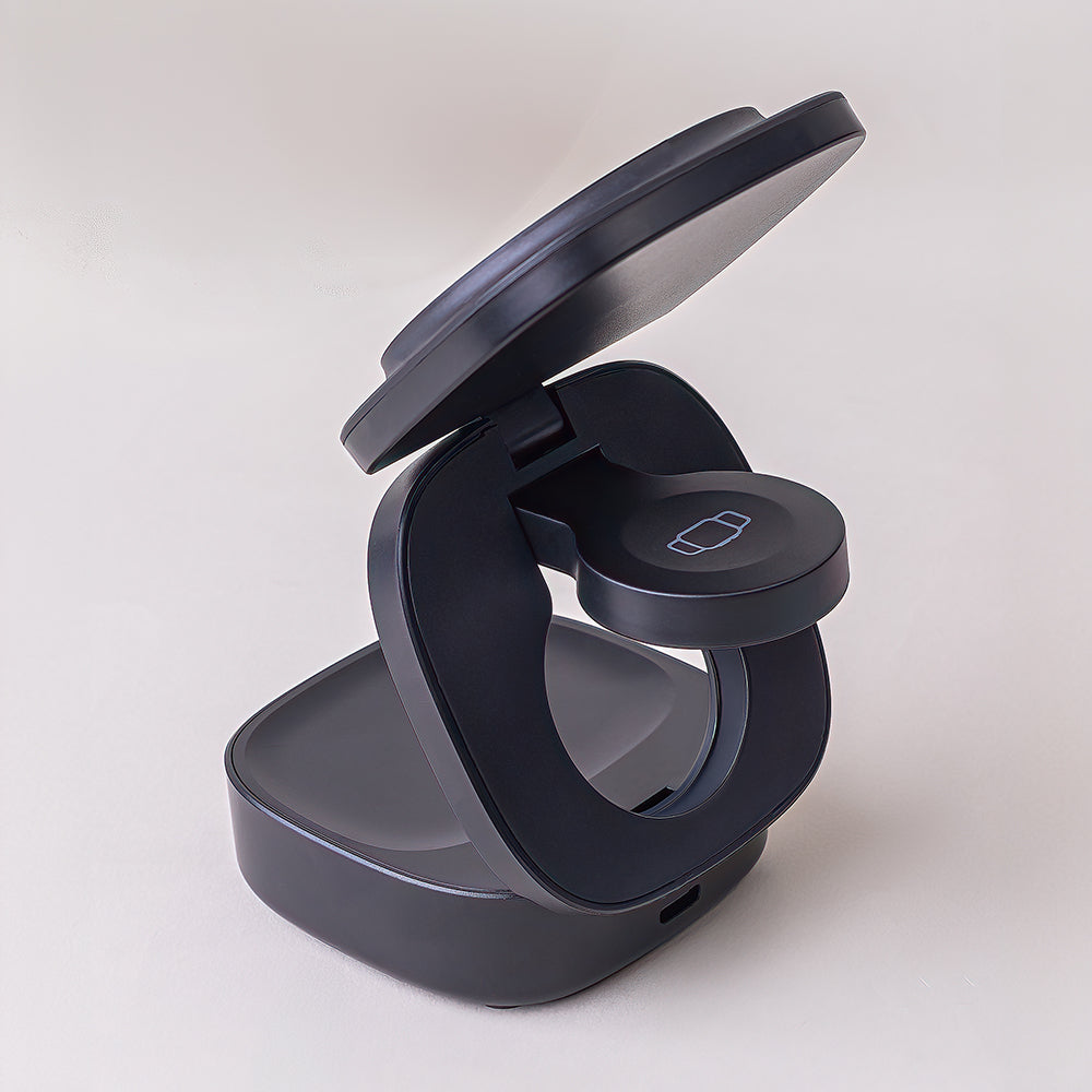 Cargador de Red Inalámbrico MaXlife MXWC-06 3en1, 15W, 1.67A, Negro