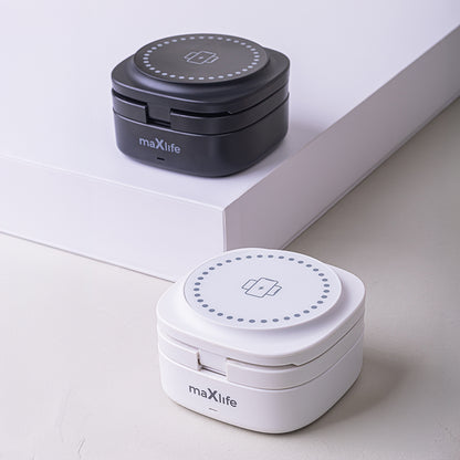 Cargador de Red Inalámbrico MaXlife MXWC-06 3en1, 15W, 1.67A, Negro