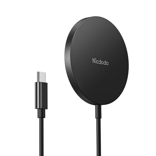 Cargador de Red Inalámbrico McDodo CH-4360 Moon, 15W, 1.67A, Negro