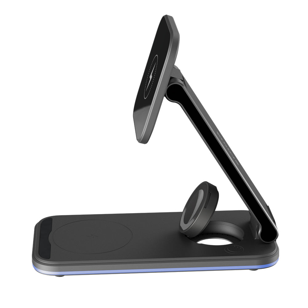 Cargador de Red Inalámbrico Proove Energy Fold 3en1, 15W, 1.67A, Negro WSEF15010001