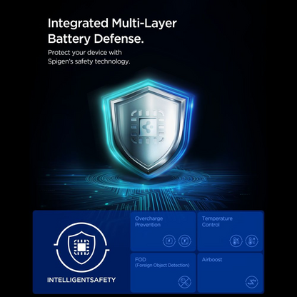 Cargador de Red Inalámbrico Spigen EF151MS, 15W, 1.67A, Negro