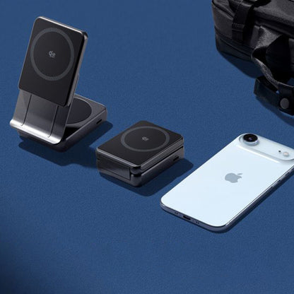 Cargador de Red Inalámbrico Spigen EF302MOQ 3en1, 25W, 1 x USB-C, Gris