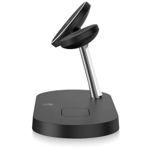 Cargador de Red Inalámbrico Tech-Protect A12 3en1, 15W, 1.67A, Negro