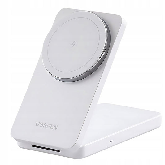 Cargador de Red Inalámbrico UGREEN W528 2en1, 20W, 1.67A, Blanco