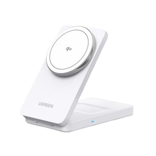 Cargador de Red Inalámbrico UGREEN W706 2en1, 20W, 1.67A, Blanco