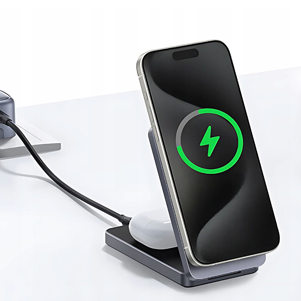 Cargador de Red Inalámbrico UGREEN W528 2en1, 20W, 1.67A, Blanco