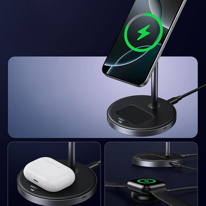 Cargador de Red Inalámbrico UGREEN W710 3en1, 20W, 1.67A, 1 x USB-C, Negro