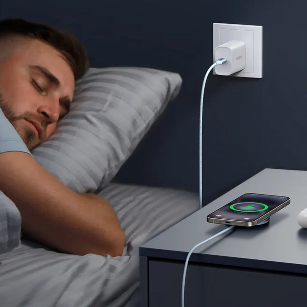 Cargador de Red Inalámbrico UGREEN MagFlow, 25W, Azul