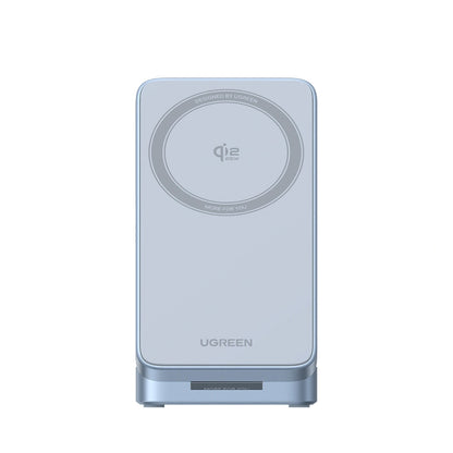 Cargador de Red Inalámbrico UGREEN W757 (65901) 3en1, 25W, Azul
