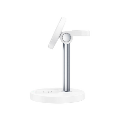 Cargador de Red Inalámbrico XO Design CX038 3en1, 15W, 1.67A, Blanco