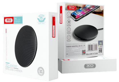 Cargador de Red Inalámbrico XO Design WX020, 15W, 1.67A, Negro