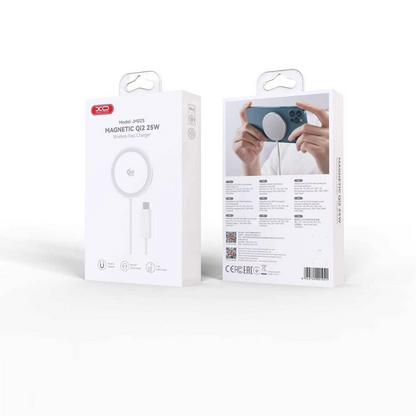 Cargador de Red Inalámbrico XO Design JH025, 25W, 1.67A, Blanco