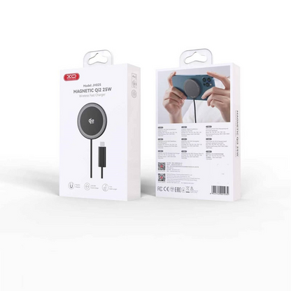 Cargador de Red Inalámbrico XO Design JH025, 25W, 1.67A, Negro