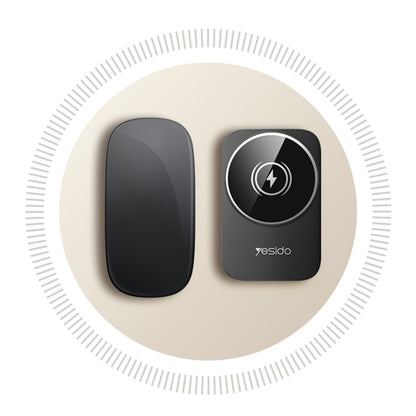 Cargador de Red Inalámbrico Yesido DS27 3en1, 15W, 1.67A, Negro