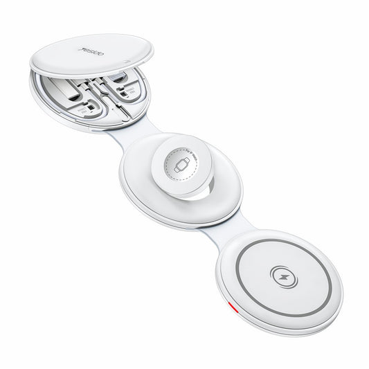 Cargador de Red Inalámbrico Yesido DS29 5in1, 15W, 1.67A, Blanco
