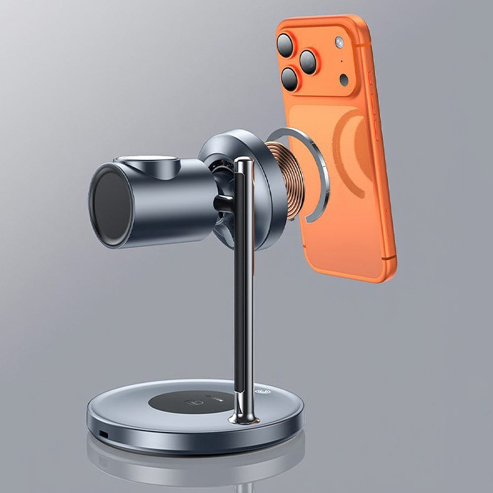 Cargador de Red Inalámbrico Yesido DS40 3en1, 25W, 1.67A, Negro