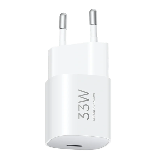 Cargador de red Xiaomi, 33W, 1 x USB-C, Blanco BHR087LEU