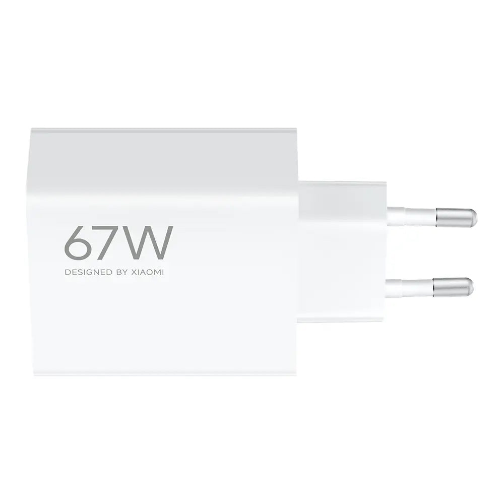 Cargador de Red Xiaomi, 67W, 6.2A, 1 x USB-A, Blanco BHR07SKEU