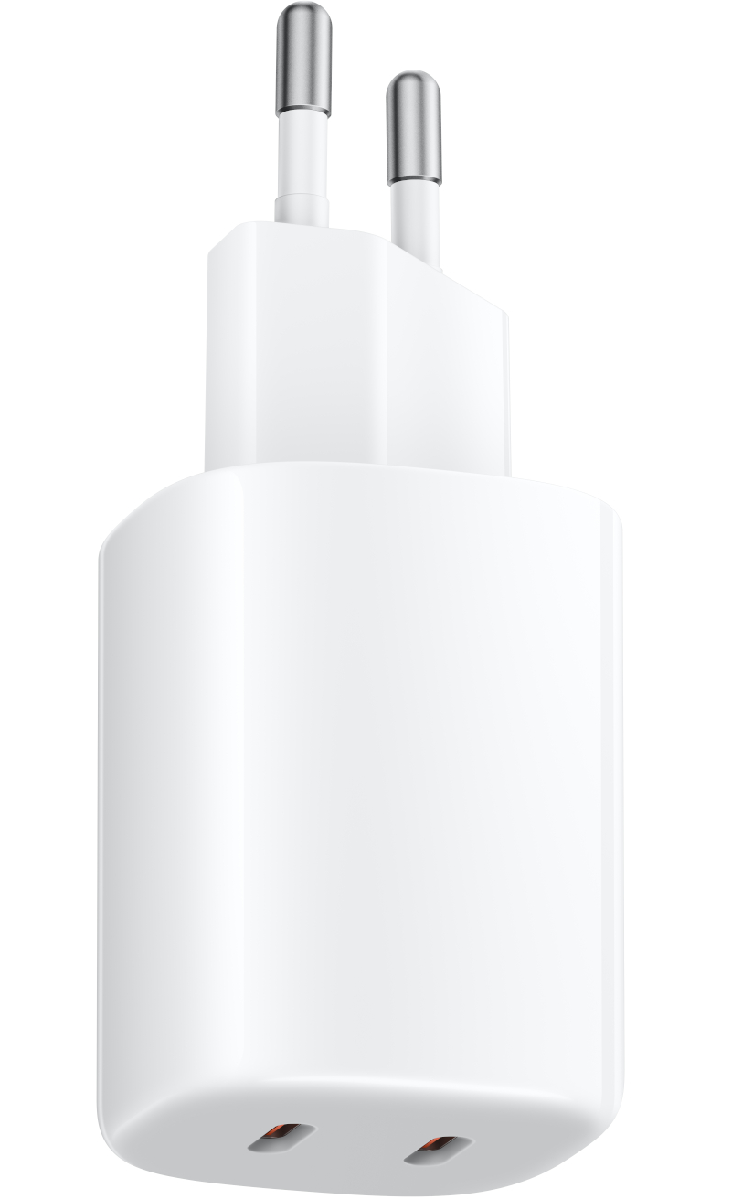 Cargador de red Xiaomi Nano Turbo, 45W, 3A, 2 x USB-C, Blanco BHR087OEU