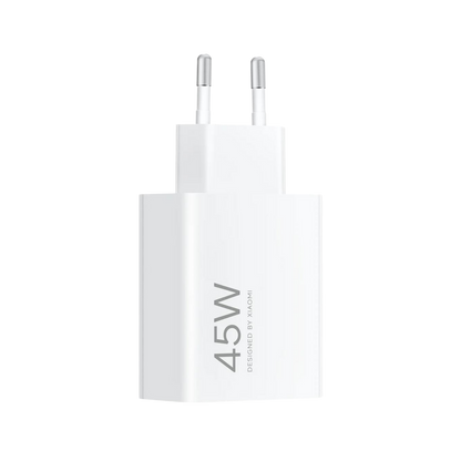 Cargador de Red Xiaomi, 45W, 4.1A, 1 x USB-A, Blanco BHR07SLEU