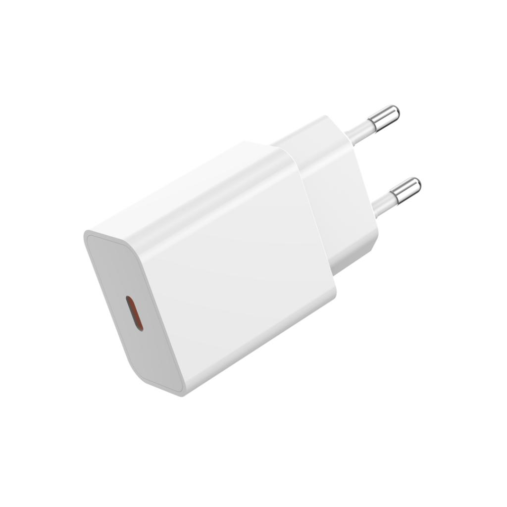 Cargador de Red XO Design L126, 20W, 3A, 1 x USB-C, Blanco