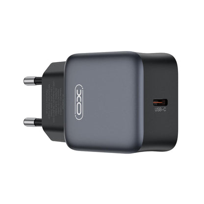 Cargador de Red XO Design L155, 30W, 3A, 1 x USB-C, Negro