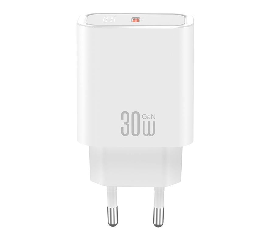 Cargador de Red XO Design CE41, 30W, 3A, 1 x USB-C, Blanco