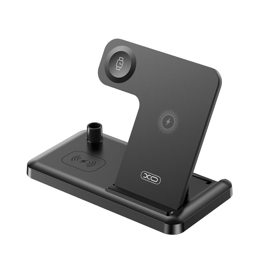 Cargador de Red Inalámbrico XO Design WX033 4en1, 15W, 1.67A, Negro