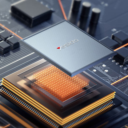 Cargador de Red Yesido YC142, 100W, 5A, 1 x USB-A - 2 x USB-C, Negro