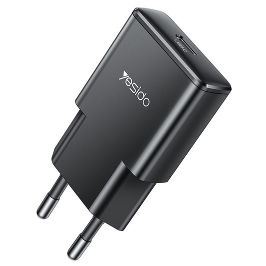 Yesido YC74 Network Charger, 30W, 3A, 1 x USB-C, Black