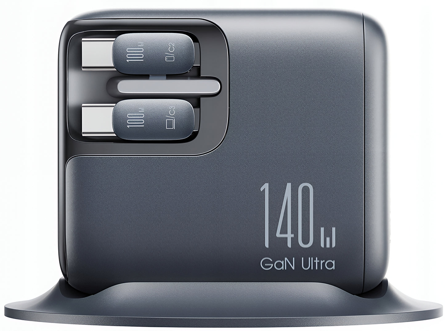 Cargador Estación con Cable USB-C Joyroom Podix JR-TRD01, 140W, 1 x USB-C - 2 x USB-A, Gris