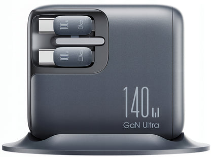 Cargador Estación con Cable USB-C Joyroom Podix JR-TRD01, 140W, 1 x USB-C - 2 x USB-A, Gris