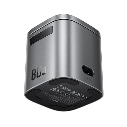 Cargador Estación Con Cable USB-C Acefast Z9 QI 6in1, 80W, 1 x USB-C - 1 x USB-A, Negro