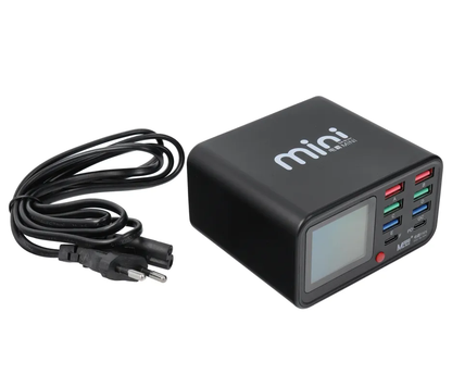 Cargador Estación MaAnt Dianba Mini, 75W, 2 x USB-C - 6 x USB-A, Negro