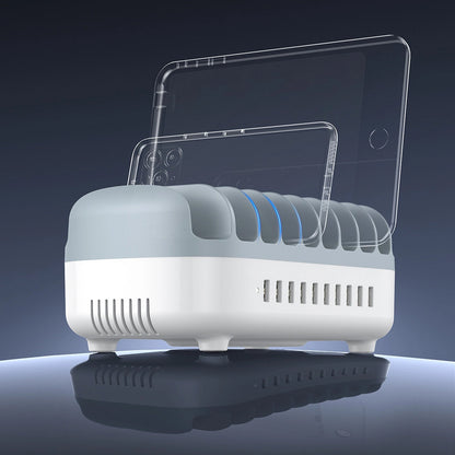Cargador Estación Orico DUK-10P-V1, 120W, 2.4A, 10 x USB-A, Blanco