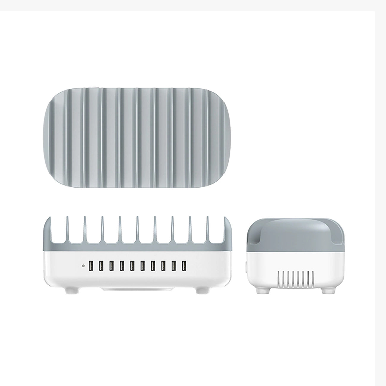 Cargador Estación Orico DUK-10P-V1, 120W, 2.4A, 10 x USB-A, Blanco