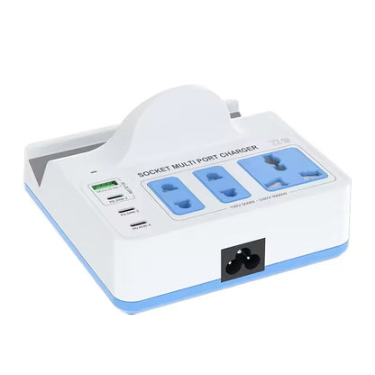 Relife RL-309H QI Station Charger, 72W, 1 x USB-A - 3 x USB-C, White