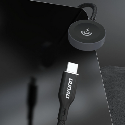 Cargador inalámbrico Dudao A12C para Apple Watch Series, Negro